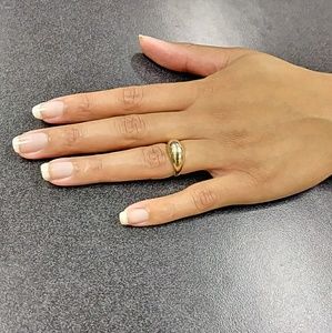 14k YG Dome Ring 6